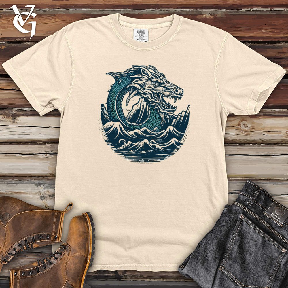 Viking Goods Aquatic Drake Fury Heavy Cotton Comfort Colors Tee Ivory / L