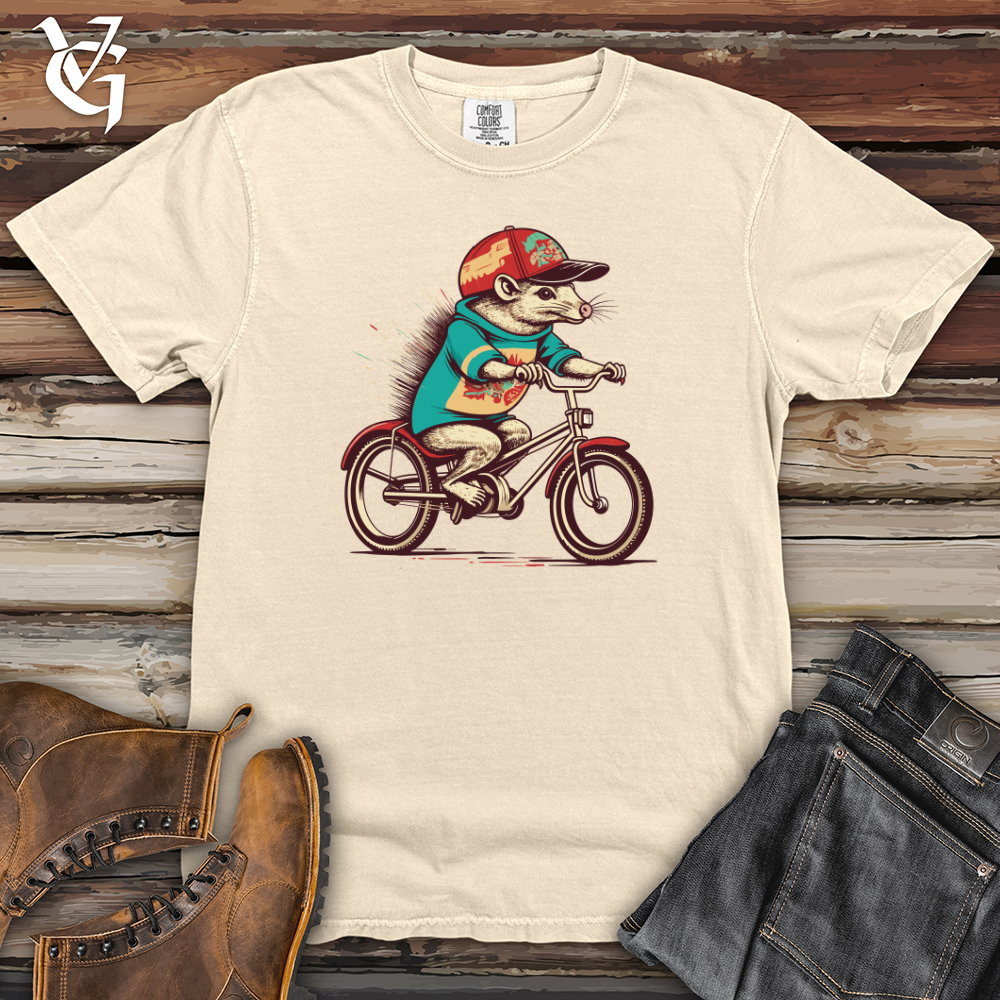 Viking Goods Armadillo Retro Bike Ride Fiesta Heavy Cotton Comfort Colors Tee Ivory / L