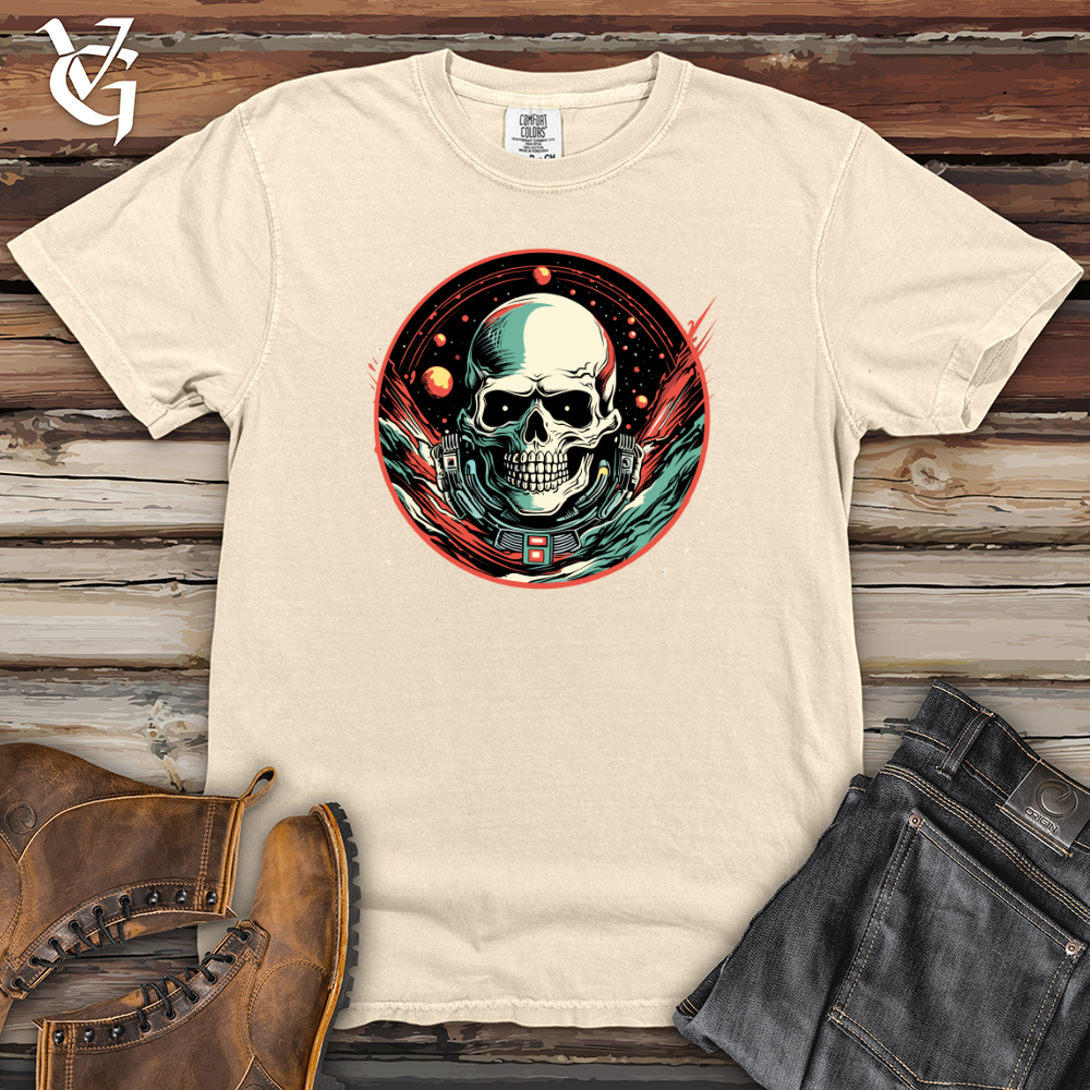 Viking Goods Cosmic Captain Skull Heavy Cotton Comfort Colors Tee Ivory / L
