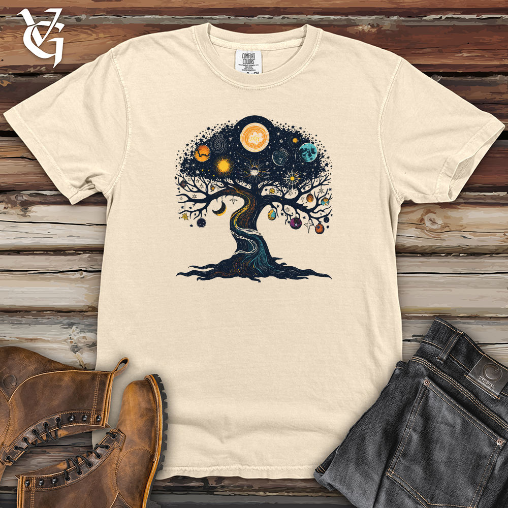 Viking Goods Cosmic Tree Universe Heavy Cotton Comfort Colors Tee Ivory / L