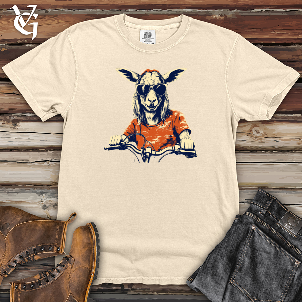 Viking Goods Goat Cycle Quest Heavy Cotton Comfort Colors Tee Ivory / L