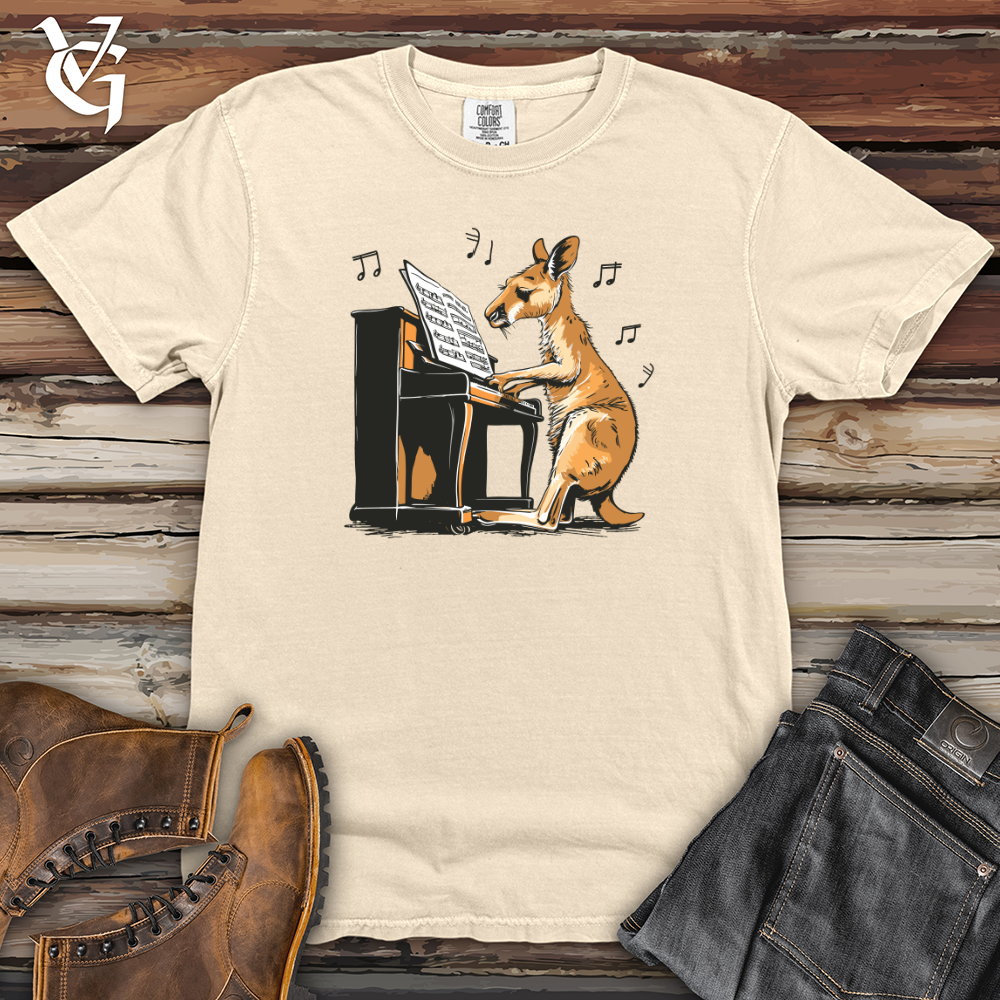 Viking Goods Kangaroo Piano Virtuoso Heavy Cotton Comfort Colors Tee Ivory / L