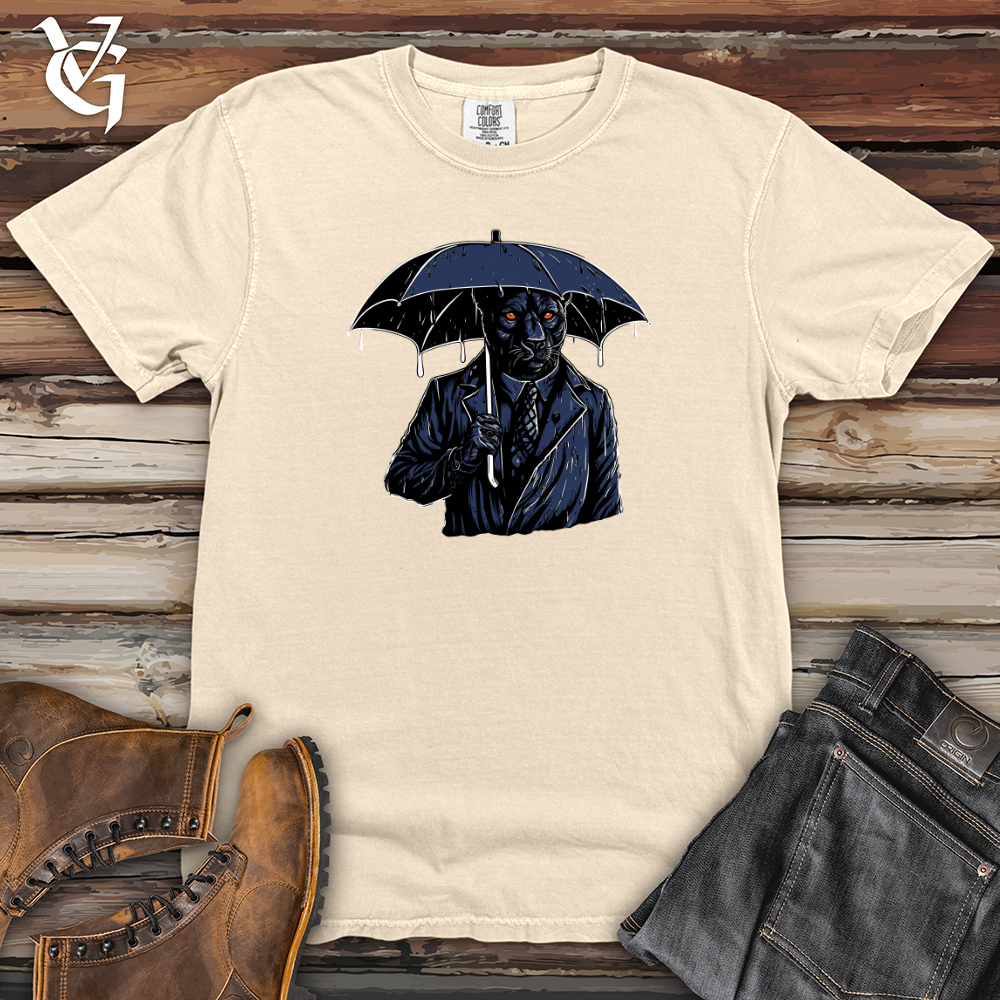 Viking Goods Panther Jungle Drizzle Umbrella Odyssey Heavy Cotton Comfort Colors Tee Ivory / L
