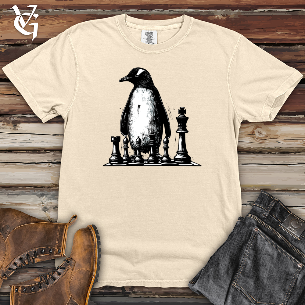 Viking Goods Penguin Chess Master Heavy Cotton Comfort Colors Tee Ivory / L