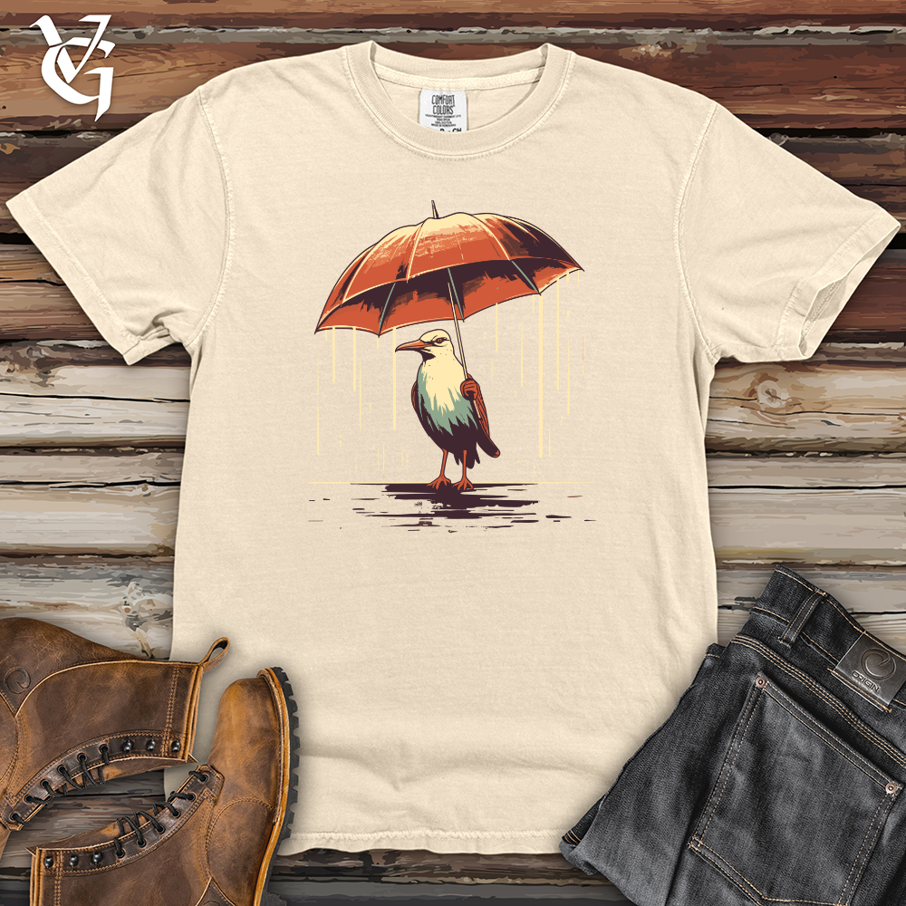 Viking Goods Seagull Coastal Shower Umbrella Haven Heavy Cotton Comfort Colors Tee Ivory / L