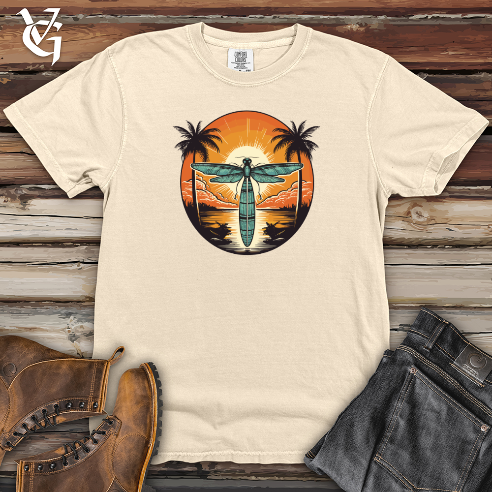 Viking Goods Surfing Dragonfly Rider Heavy Cotton Comfort Colors Tee Ivory / L