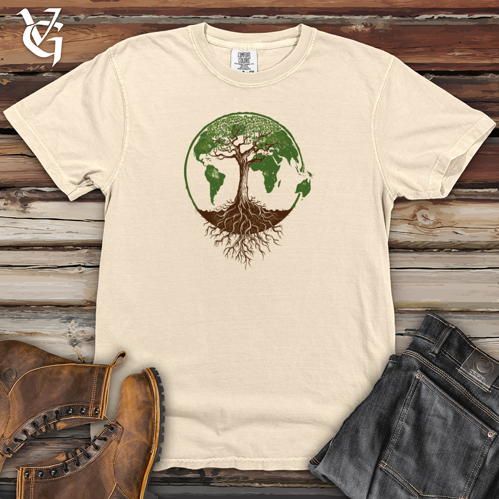 Viking Goods Tree of Life Earth Heavy Cotton Comfort Colors Tee Ivory / L