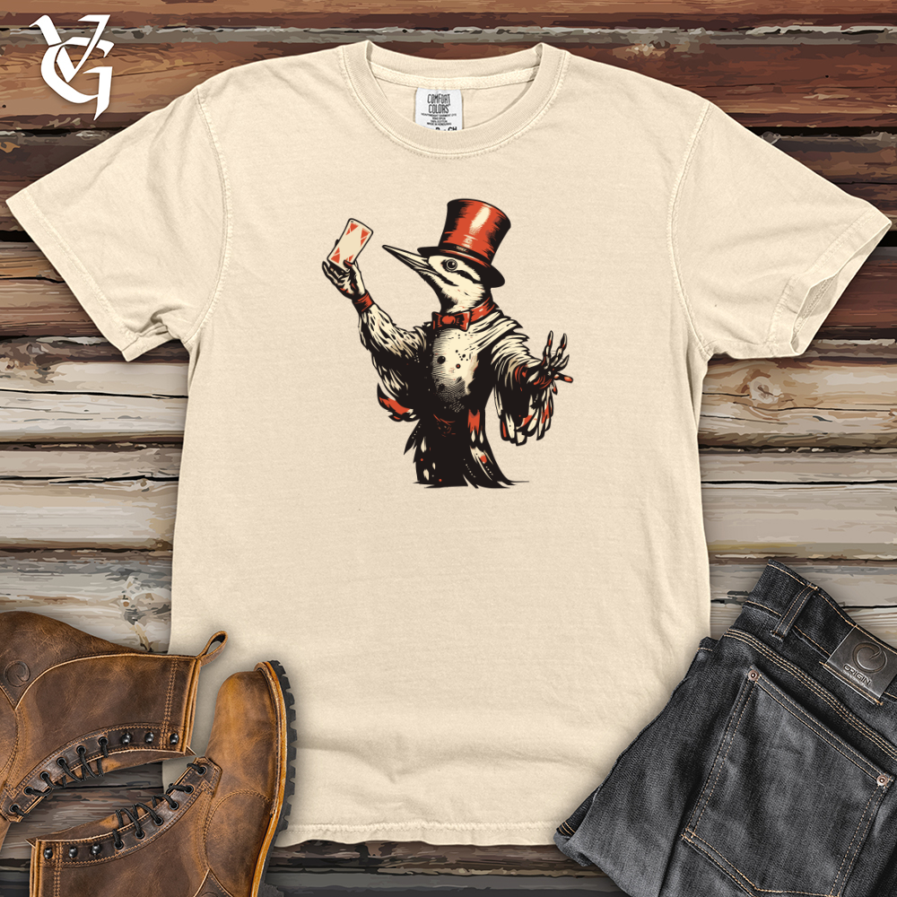 Viking Goods Woodpecker Magic Show Heavy Cotton Comfort Colors Tee Ivory / L