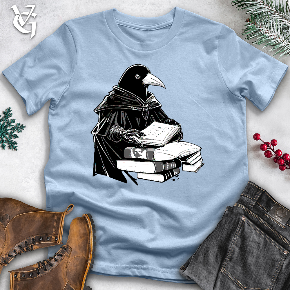 Viking Goods Raven Overlord Cotton Tee Light Blue / L