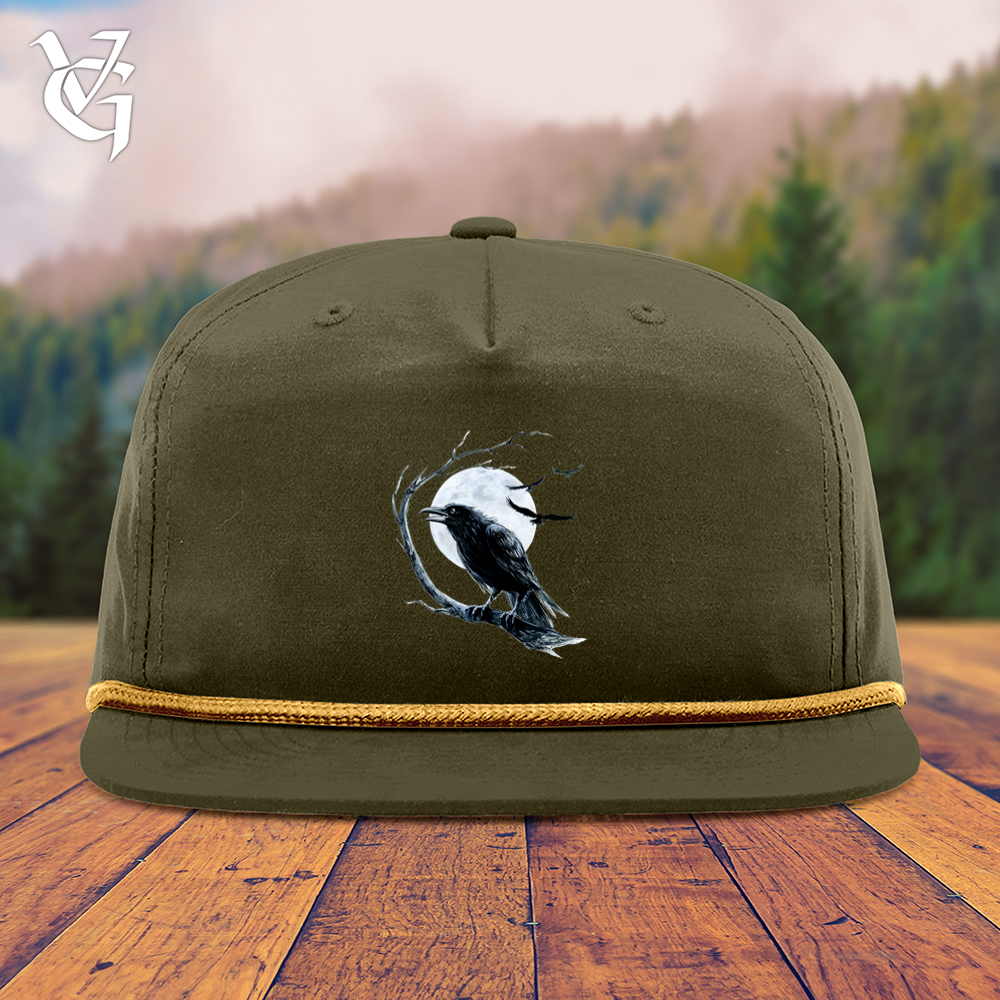 Viking Goods Cold Winter Raven Snapback Cap Loden/ Amber Gold