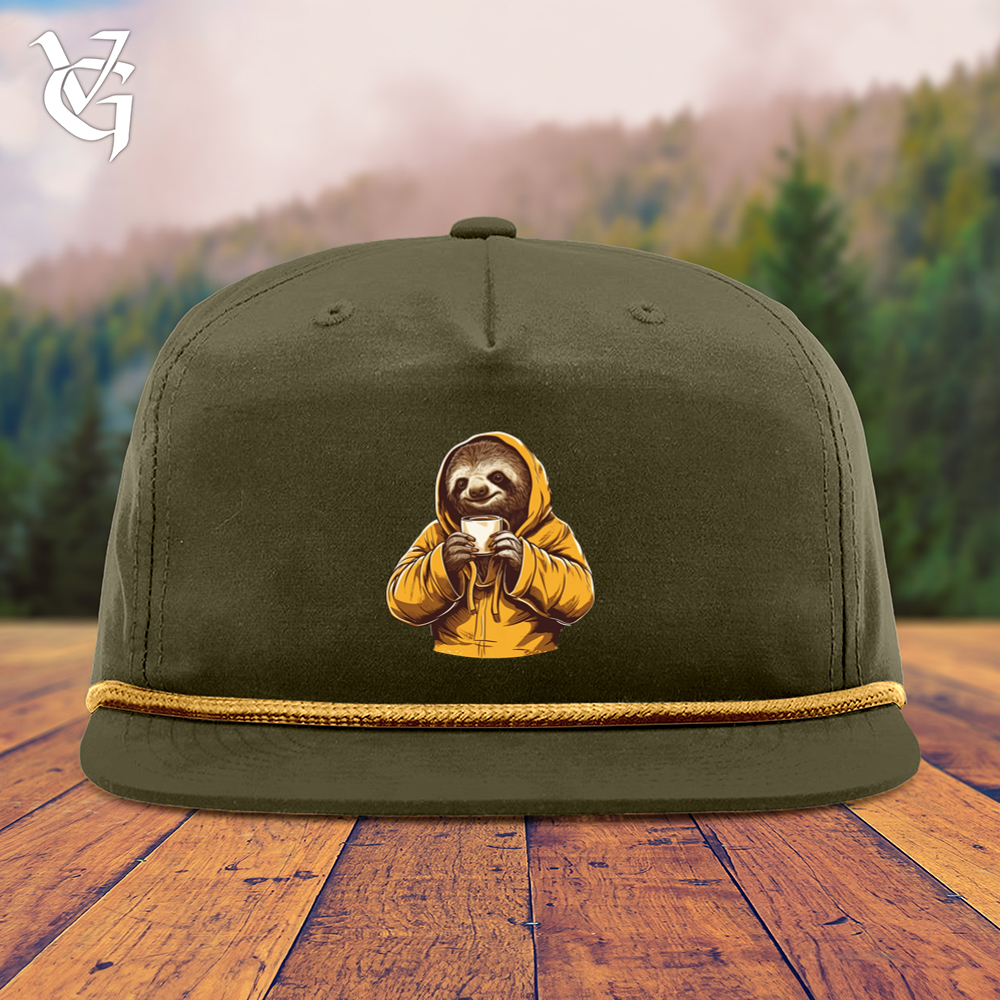 Viking Goods Sloth Coffee Snapback Cap Loden/ Amber Gold