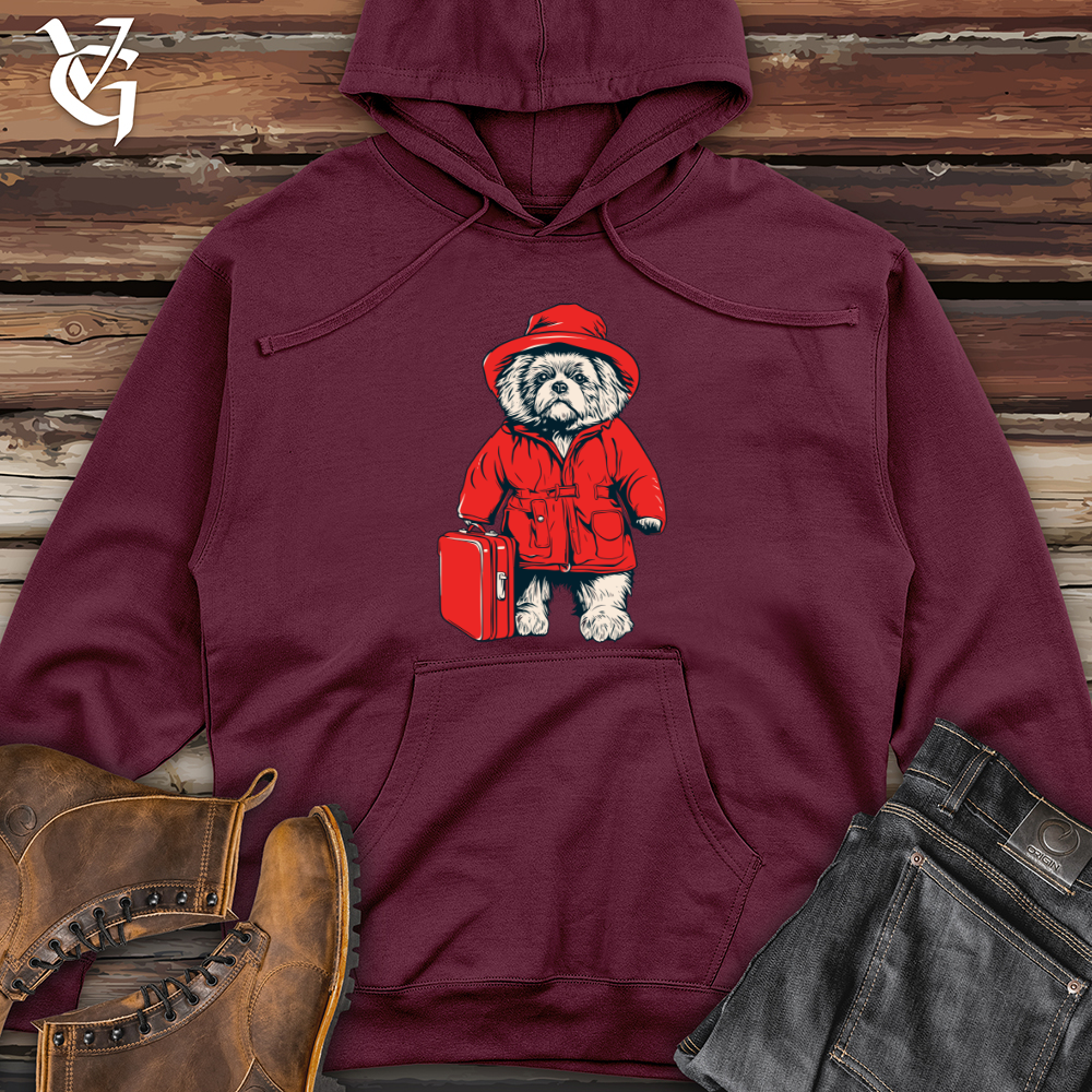 Viking Goods Adventure Bound Pup Midweight Hooded Sweatshirt Maroon / L