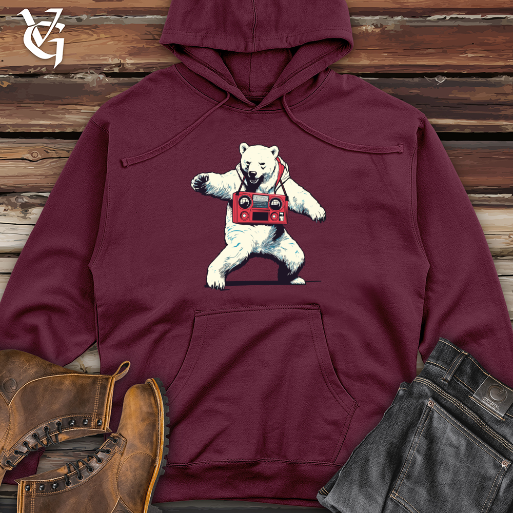 Viking Goods Arctic Jam Master Midweight Hooded Sweatshirt Maroon / L