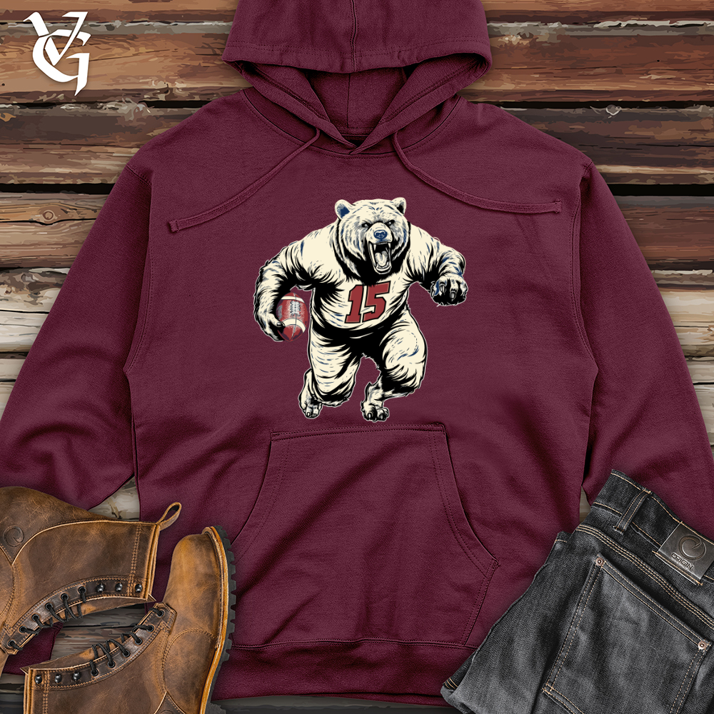 Viking Goods Bear Blitz Midweight Hooded Sweatshirt Maroon / L