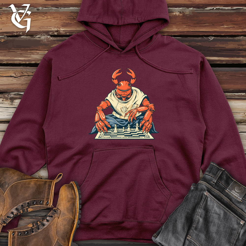 Viking Goods Clawed Chess Conqueror Midweight Hooded Sweatshirt Maroon / L