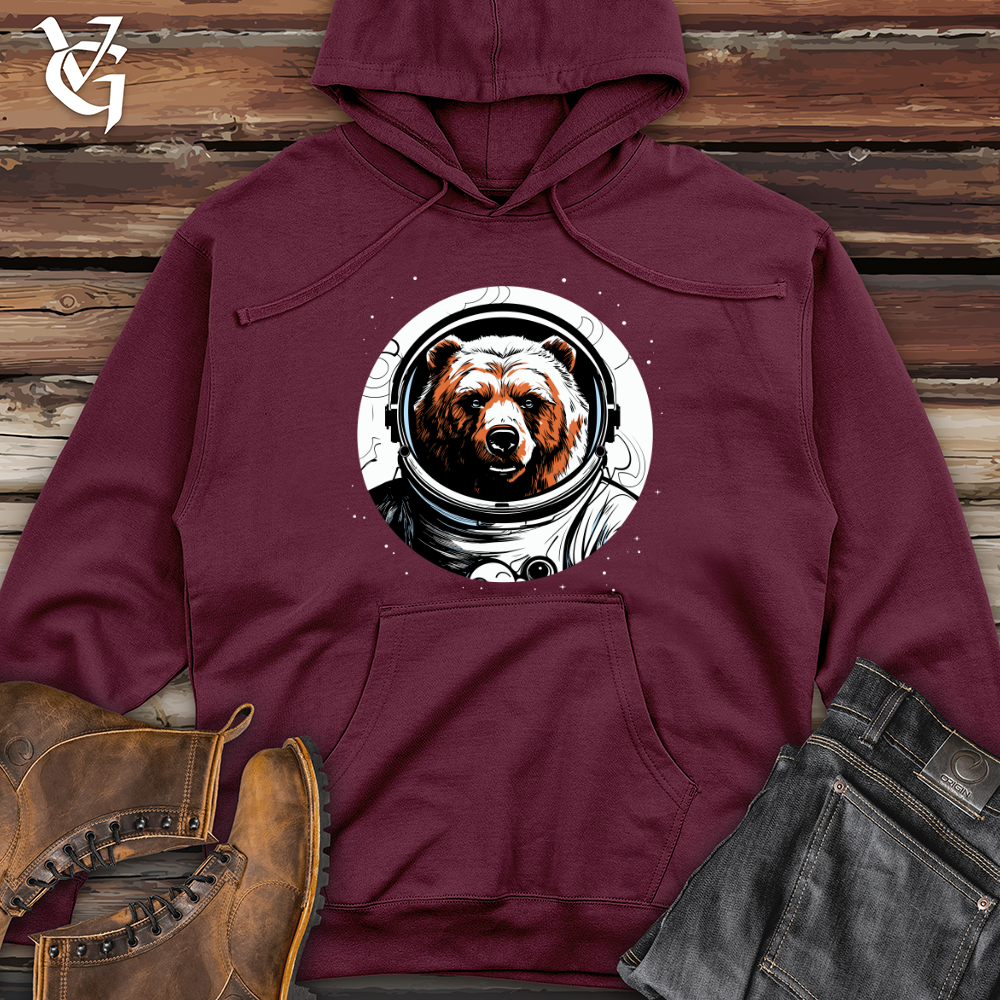 Viking Goods Cosmic Bear Expedition Midweight Hooded Sweatshirt Maroon / L