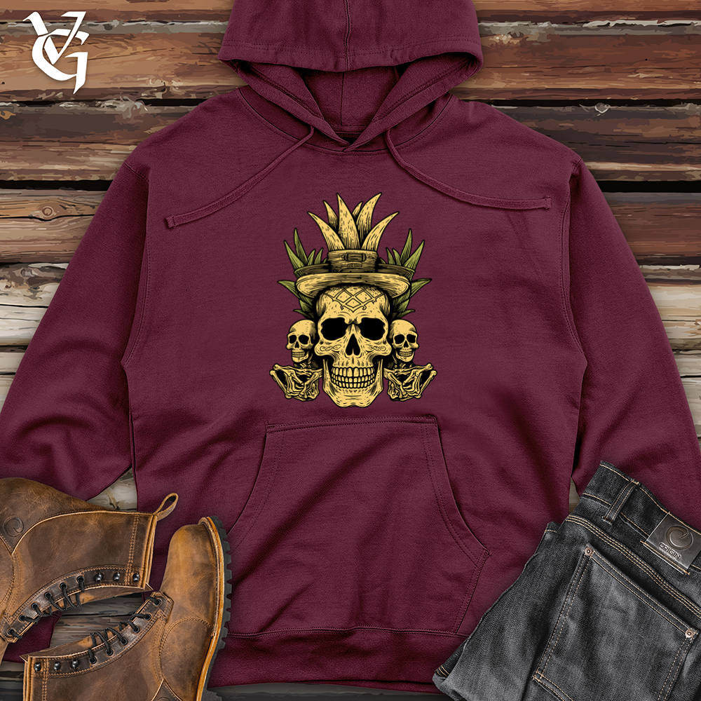 Viking Goods Enigmatic Pineapple Necromancer Midweight Hooded Sweatshirt Maroon / L