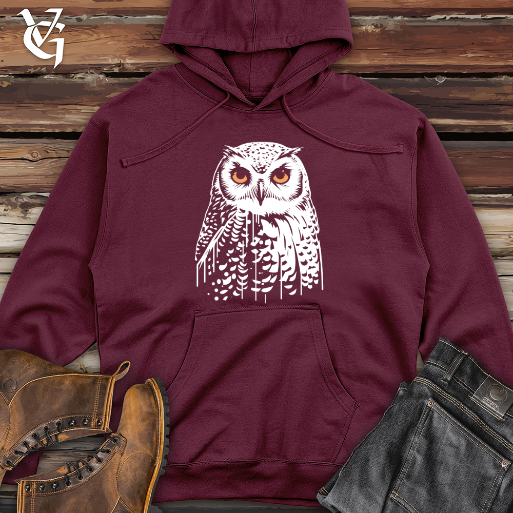 Viking Goods Frosty Wing Blizzard Midweight Hooded Sweatshirt Maroon / L