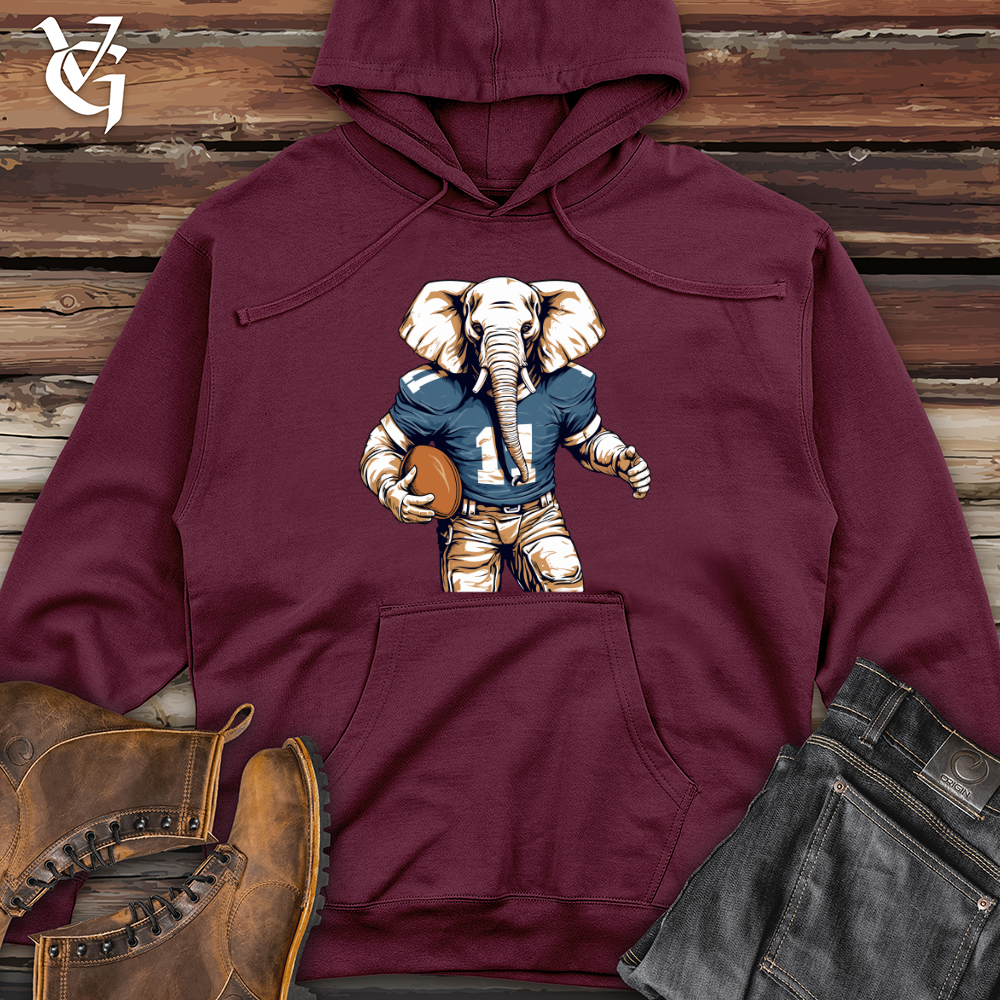 Viking Goods Gridiron Jumbo Midweight Hooded Sweatshirt Maroon / L