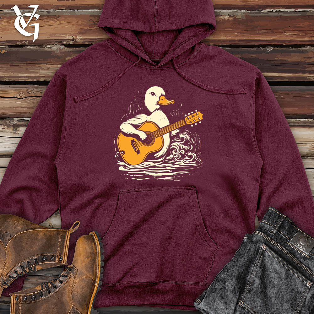 Viking Goods Melodic Mallard Midweight Hooded Sweatshirt Maroon / L