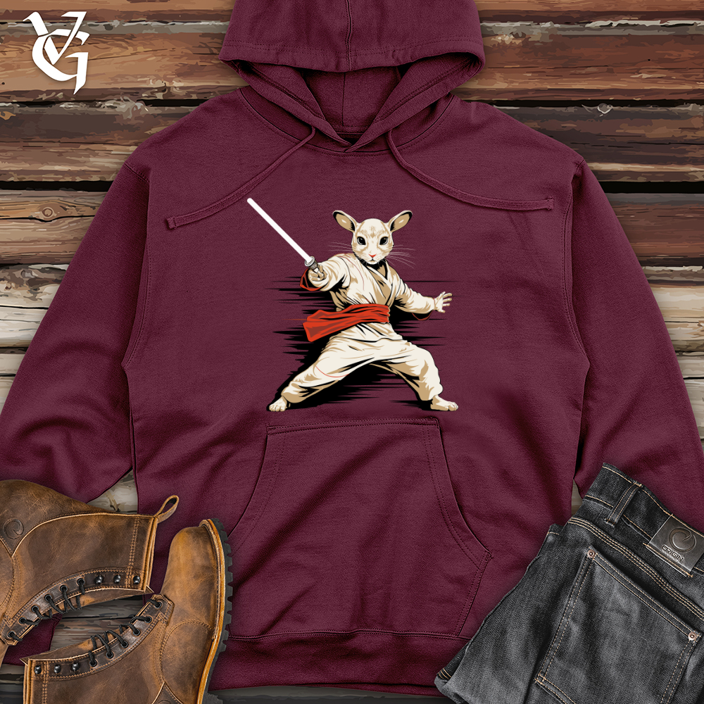 Viking Goods Mouse Warrior Midweight Hooded Sweatshirt Maroon / L