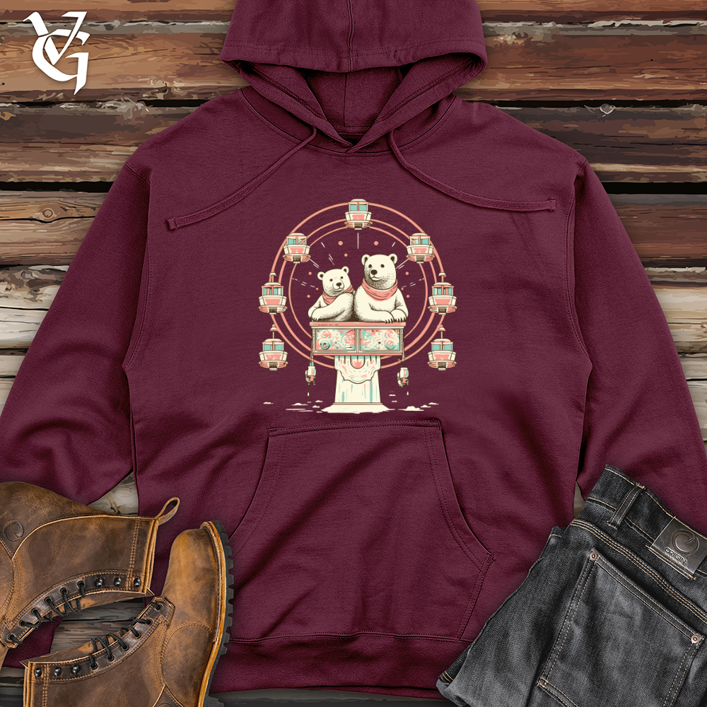 Viking Goods Polar Ferris Wheel Midweight Hooded Sweatshirt Maroon / L