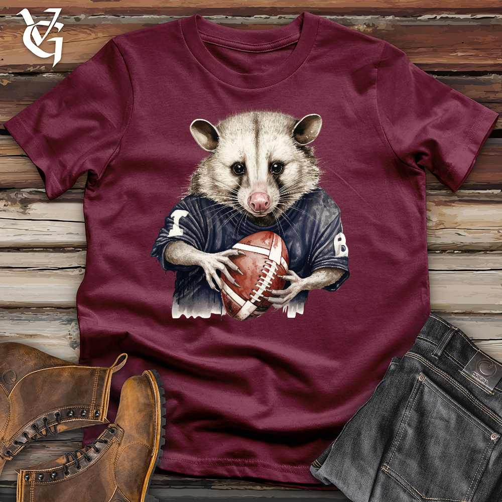 Viking Goods Possum Football Plater Cotton Tee Maroon / L