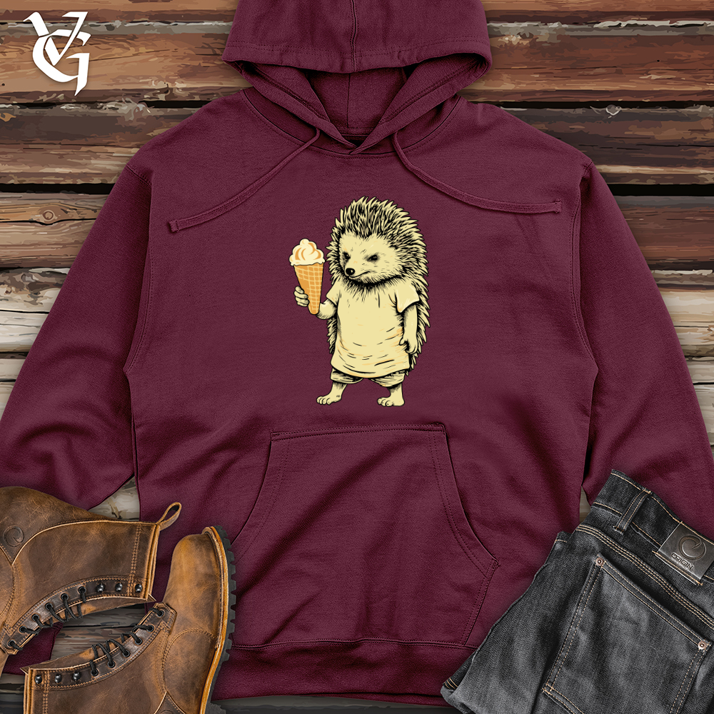 Viking Goods Quill Balancing Delight Midweight Hooded Sweatshirt Maroon / L