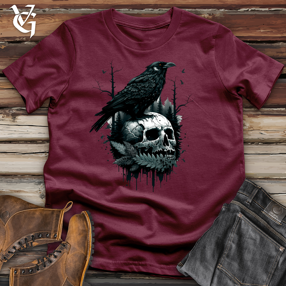 Viking Goods Raven Ringleader Cotton Tee Maroon / L