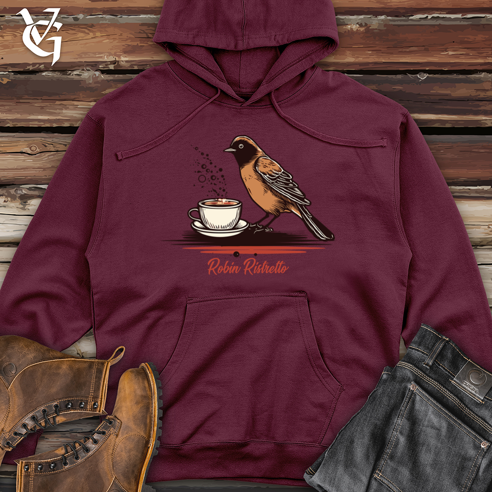 Viking Goods Robin Dawn Chirp Coffee Clutch Midweight Hooded Sweatshirt Maroon / L