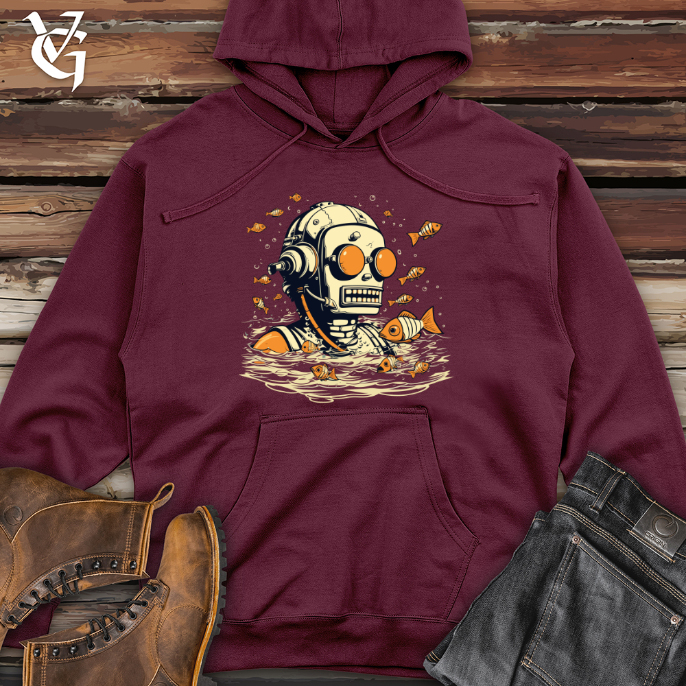 Viking Goods RoboSwim Midweight Hooded Sweatshirt Maroon / L