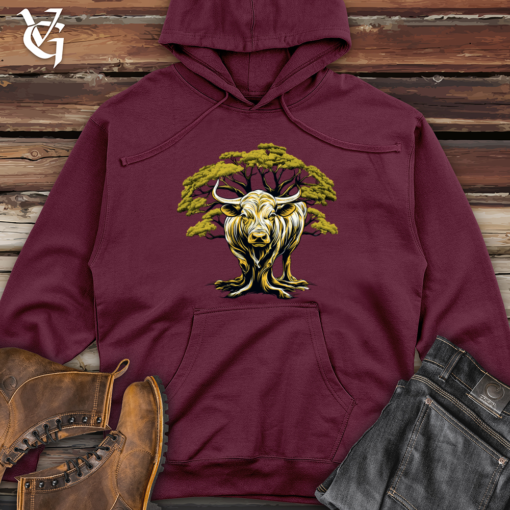 Viking Goods Wildwood Bison Midweight Hooded Sweatshirt Maroon / L