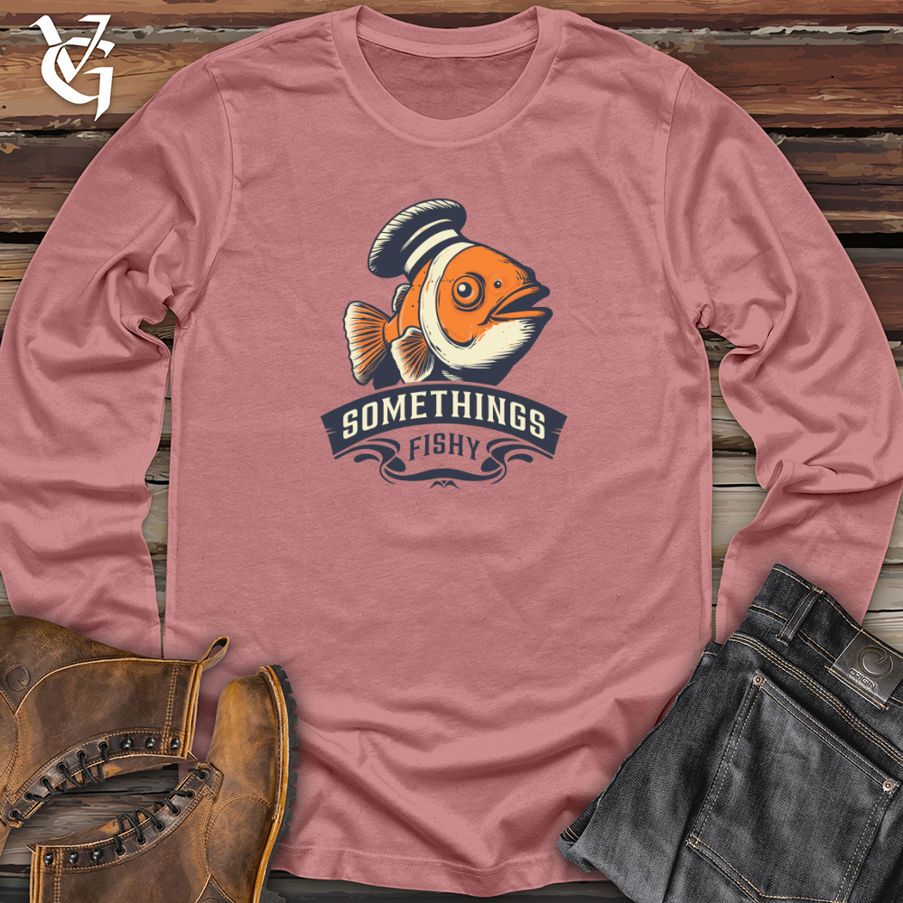 Viking Goods Amusing Aqua Clown Long Sleeve Mauve / L