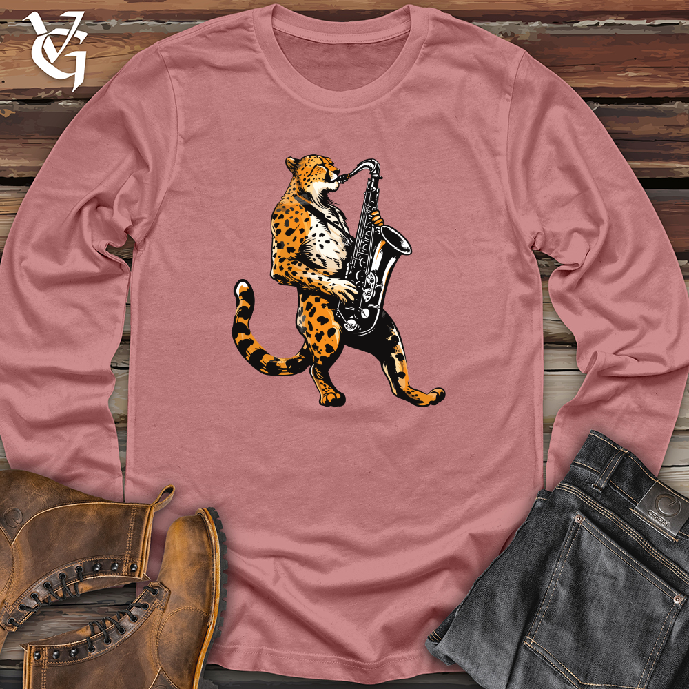 Viking Goods Jazz Cheetah Groove Long Sleeve Mauve / L