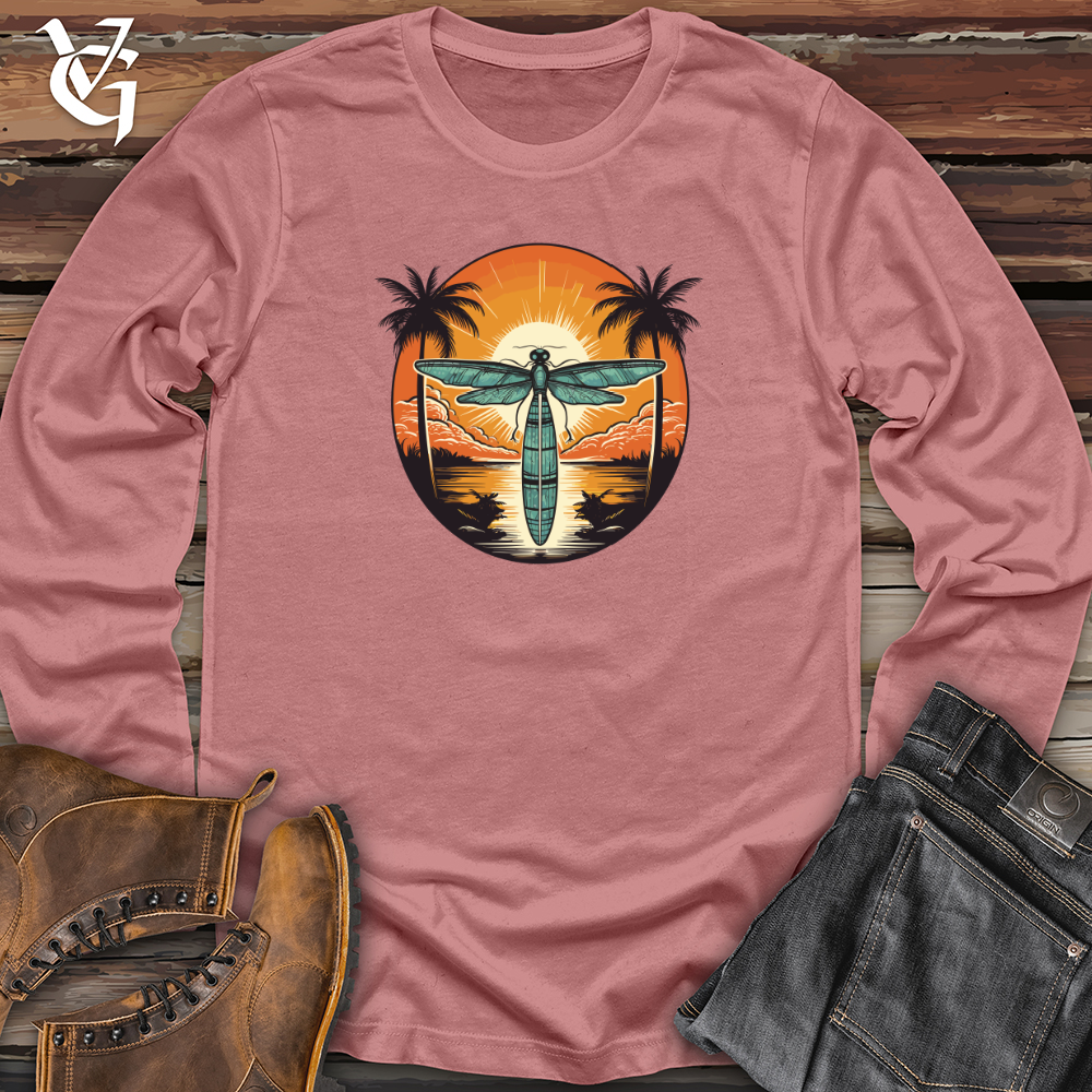 Viking Goods Surfing Dragonfly Rider Long Sleeve Mauve / L