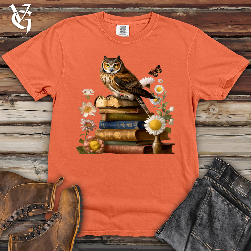 Viking Goods Owl Wisdom Heavy Cotton Comfort Colors Tee Melon / L