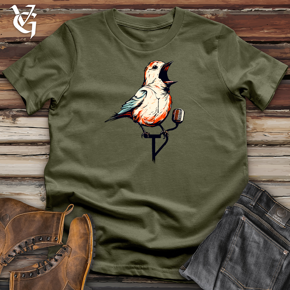 Viking Goods A Singing Bird Cotton Tee Military Green / L