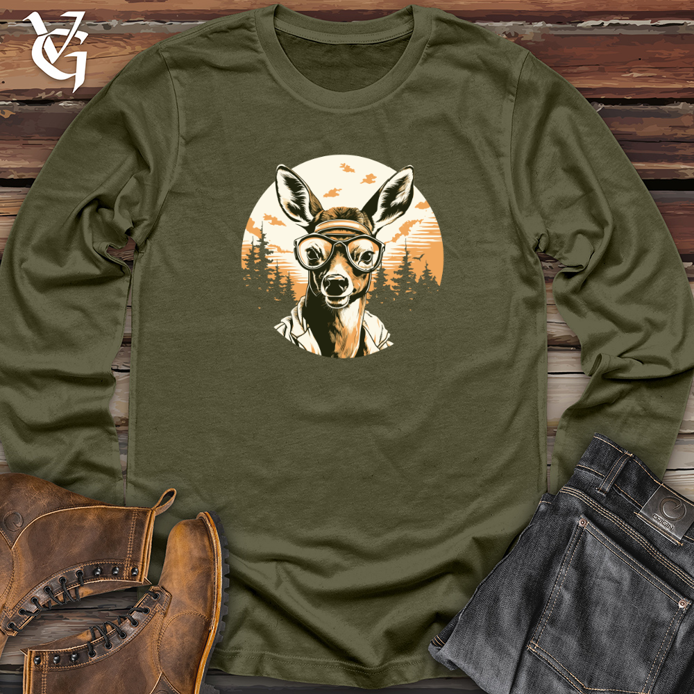 Viking Goods Aerial Antler Aviator Long Sleeve Military Green / L