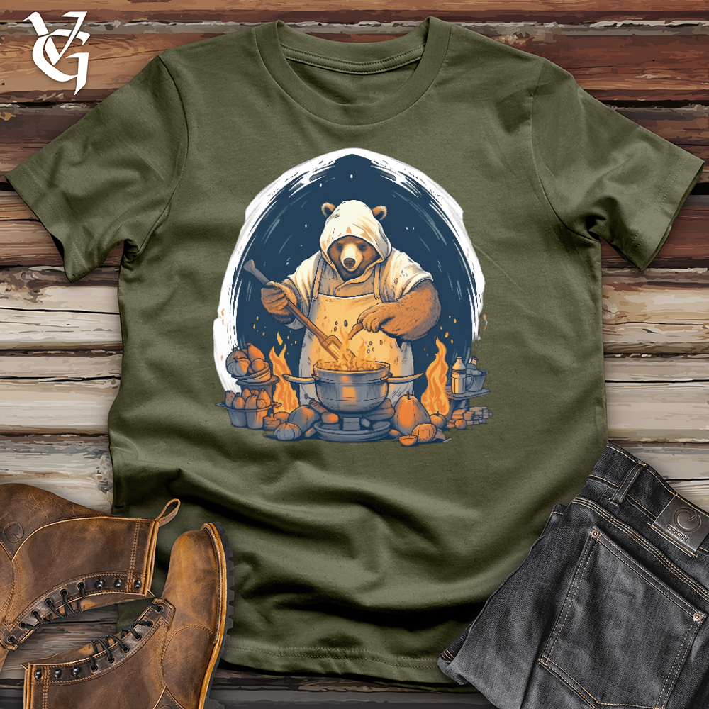 Viking Goods Bear's Kitchen Cotton Tee Military Green / L