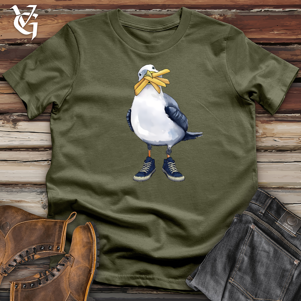 Viking Goods Boardwalk Seagull 2 Cotton Tee Military Green / L