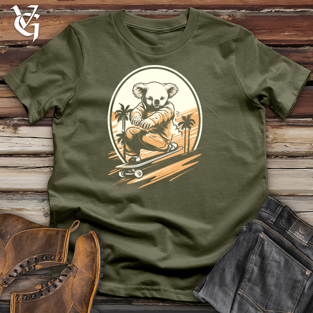 Viking Goods Cool Koala Cotton Tee Military Green / L