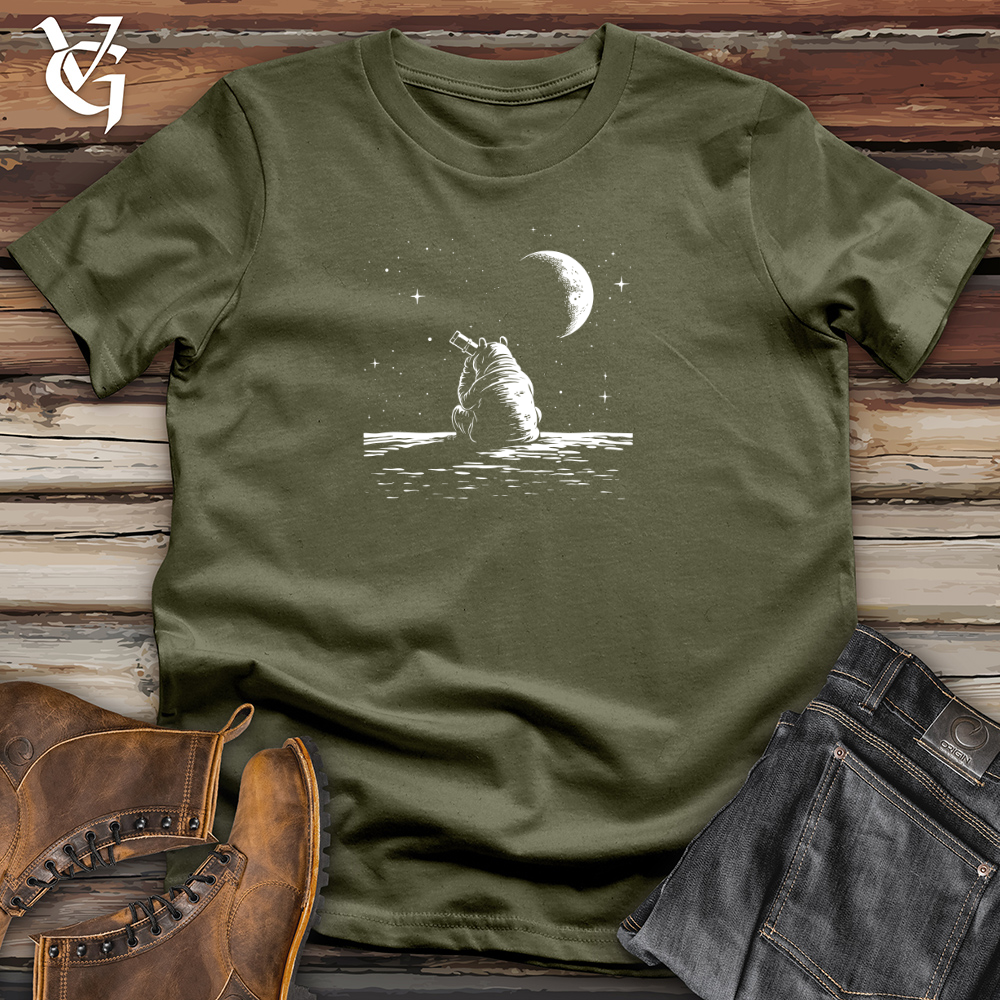 Viking Goods Cosmic Hippo Gazer Cotton Tee Military Green / L
