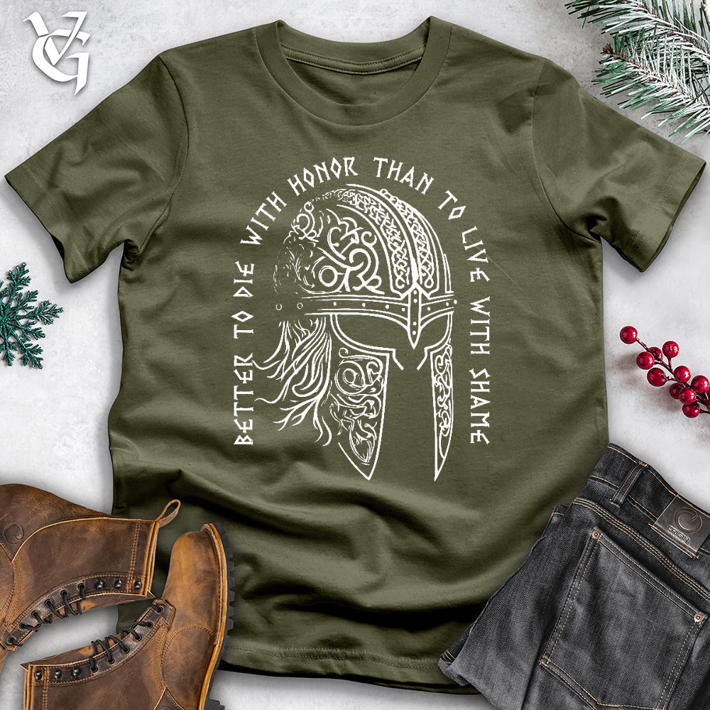 Viking Goods Die With Honor Cotton Tee Military Green / L