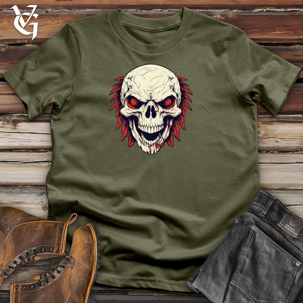 Viking Goods Fierce Guardians Crest Cotton Tee Military Green / L