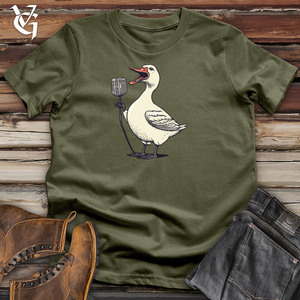 Viking Goods Fowl Funny Frenzy Cotton Tee Military Green / L