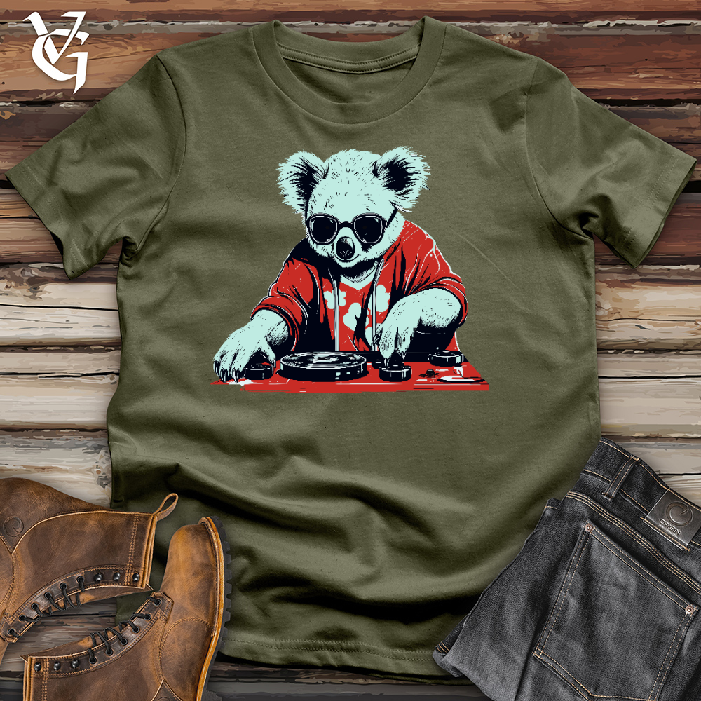 Viking Goods Koala DJ Cotton Tee Military Green / L
