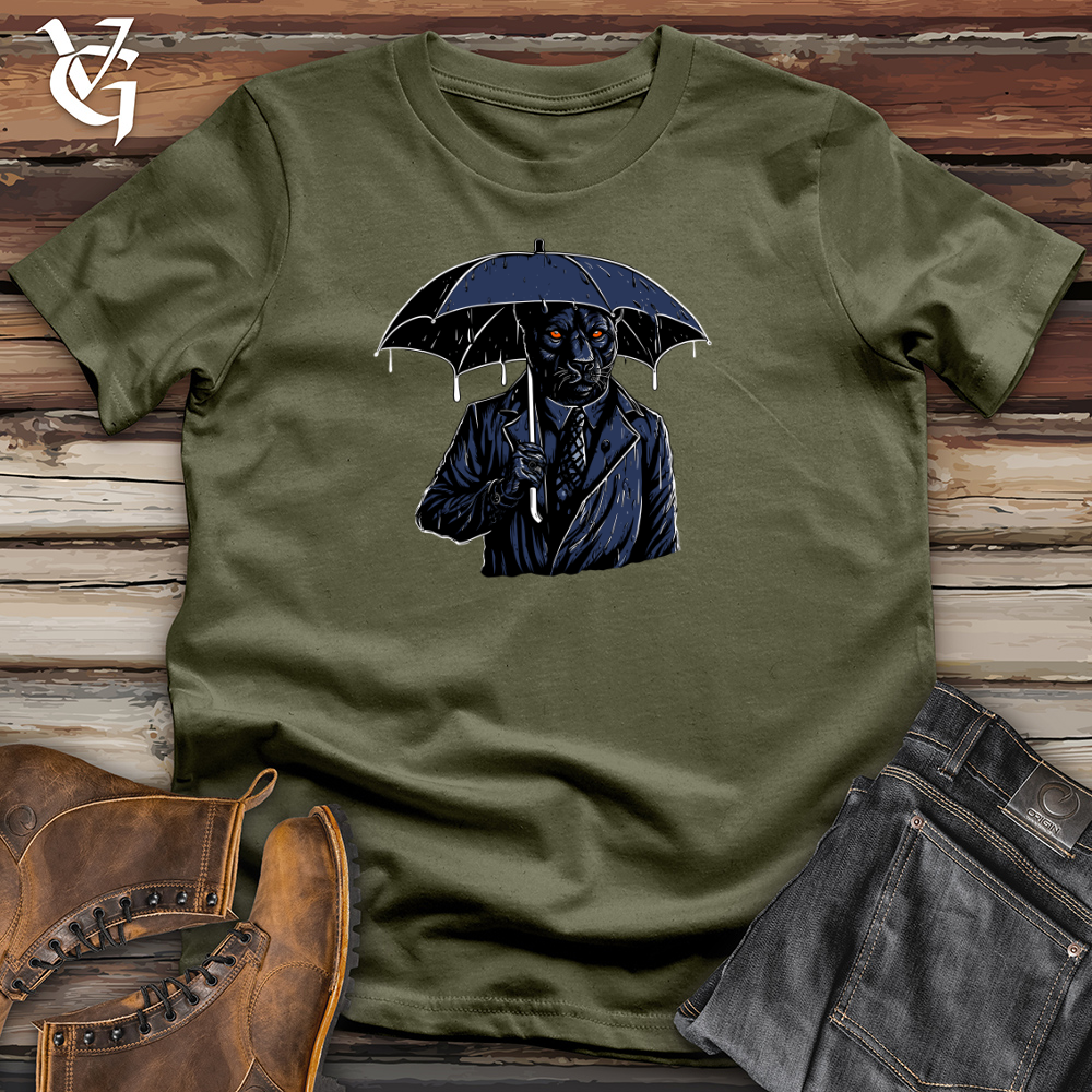 Viking Goods Panther Jungle Drizzle Umbrella Odyssey Cotton Tee Military Green / L