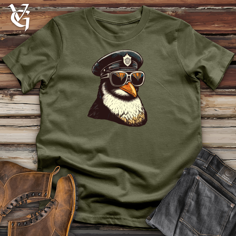 Viking Goods Patrol Penguin Cotton Tee Military Green / L