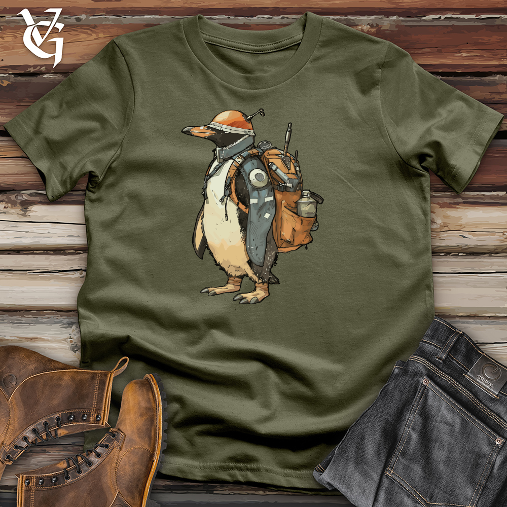 Viking Goods Penguin Platoon Cotton Tee Military Green / L