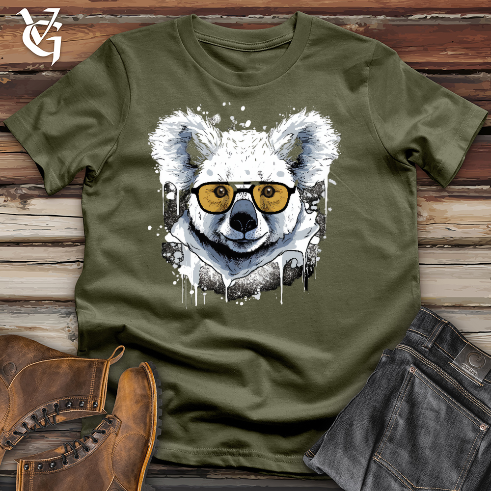 Viking Goods Poised Koala Cotton Tee Military Green / L
